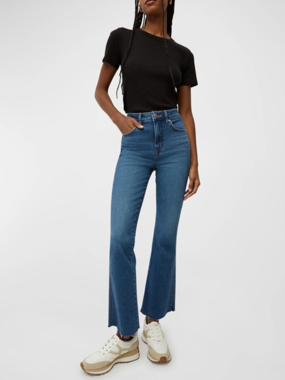 Veronica Beard Carson Ankle Flare Jeans